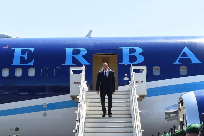 ​Президент Ильхам Алиев отбыл с рабочим визитом в Германию