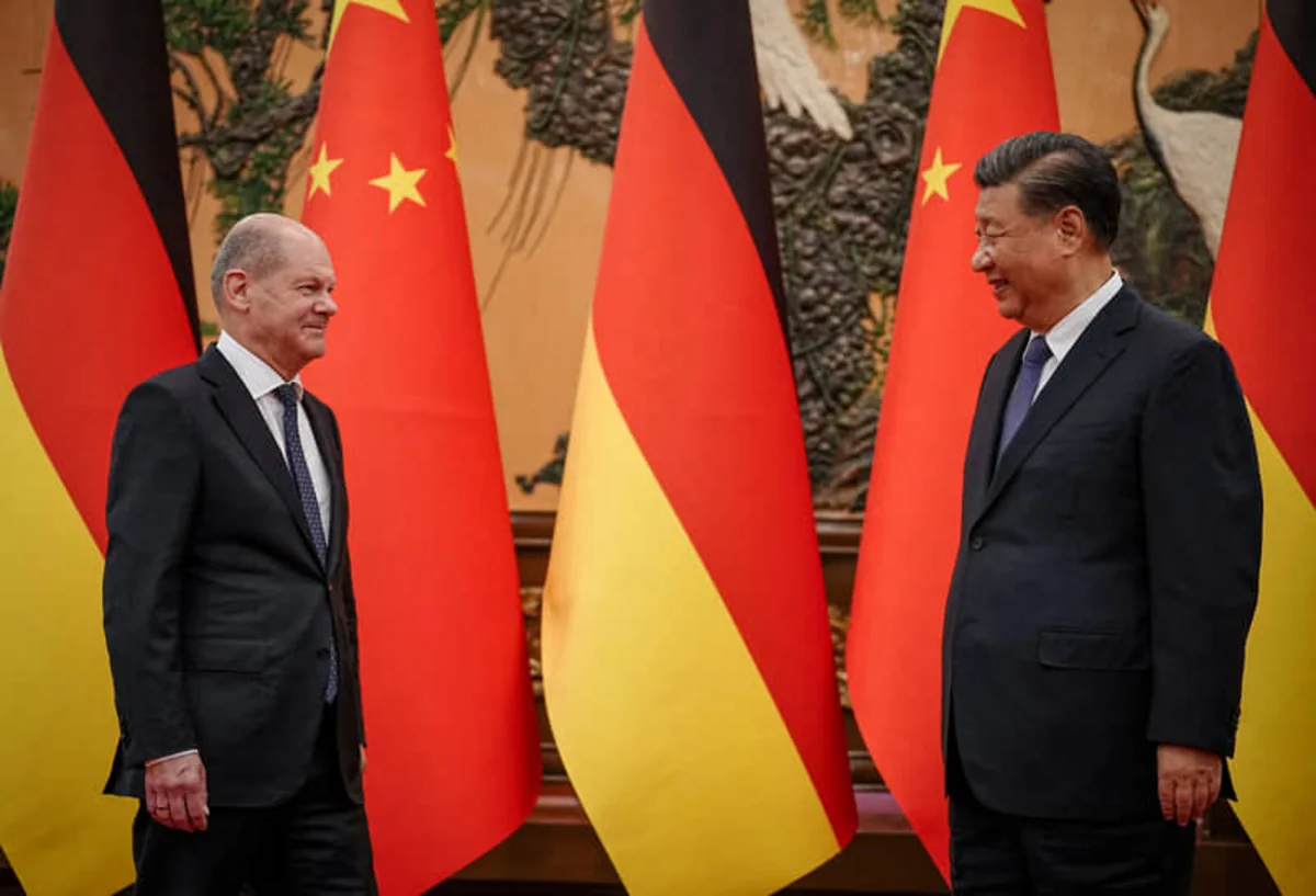 Xi Jinping meets Germany's Scholz