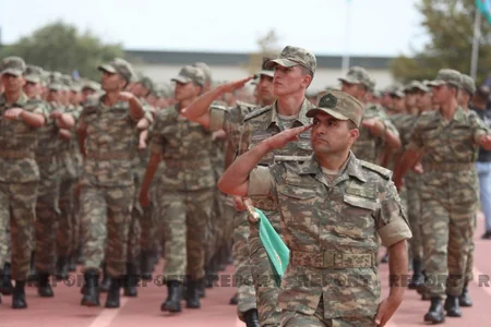 Heydər Əliyev adına Hərbi İnstitutda növbəti andiçmə mərasimi keçirilib