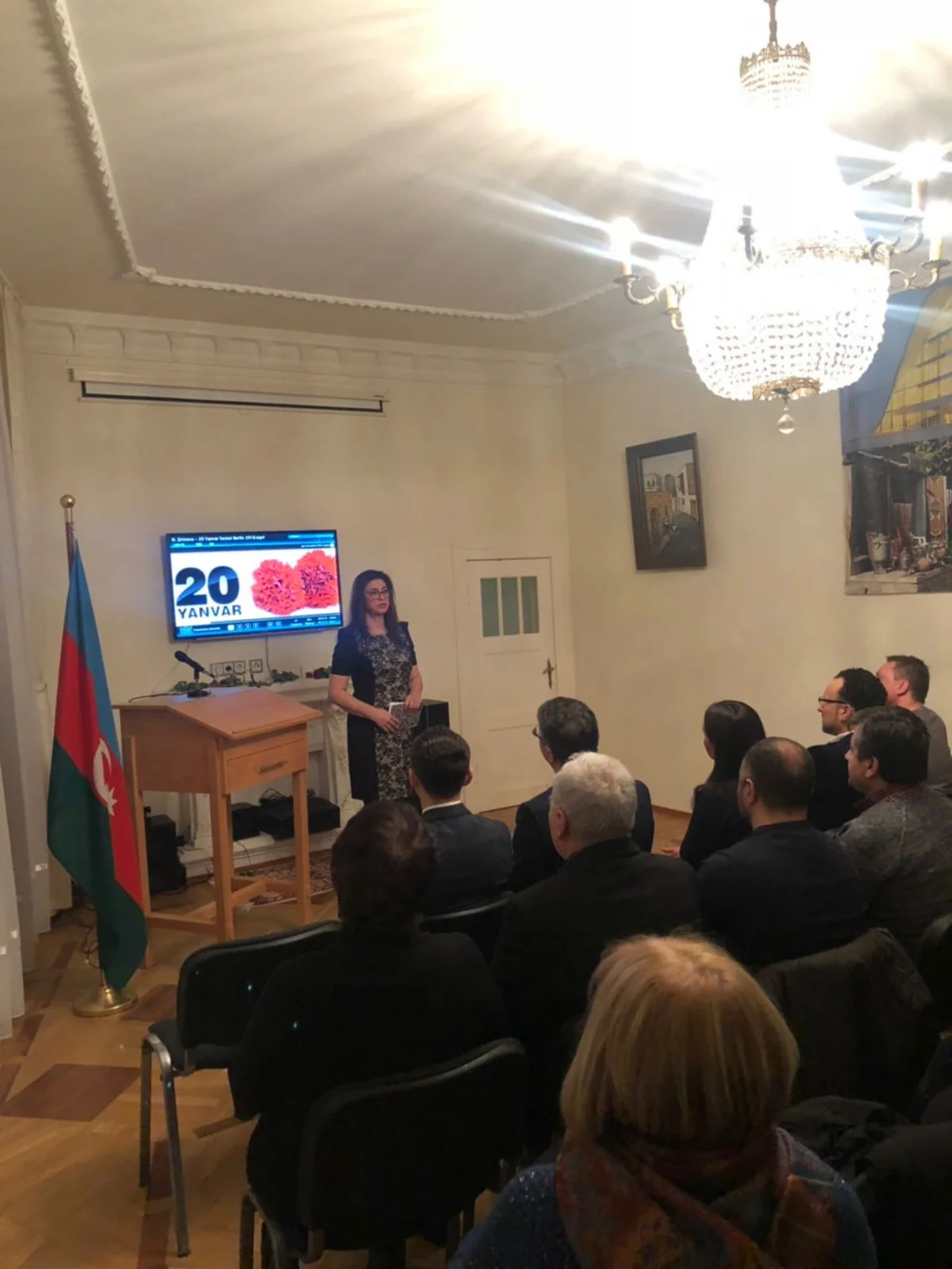 Almaniyada 20 Yanvar şəhidlərinin xatirəsi anılıb