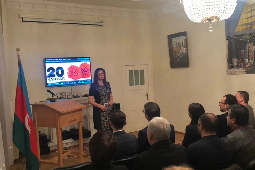 Almaniyada 20 Yanvar şəhidlərinin xatirəsi anılıb