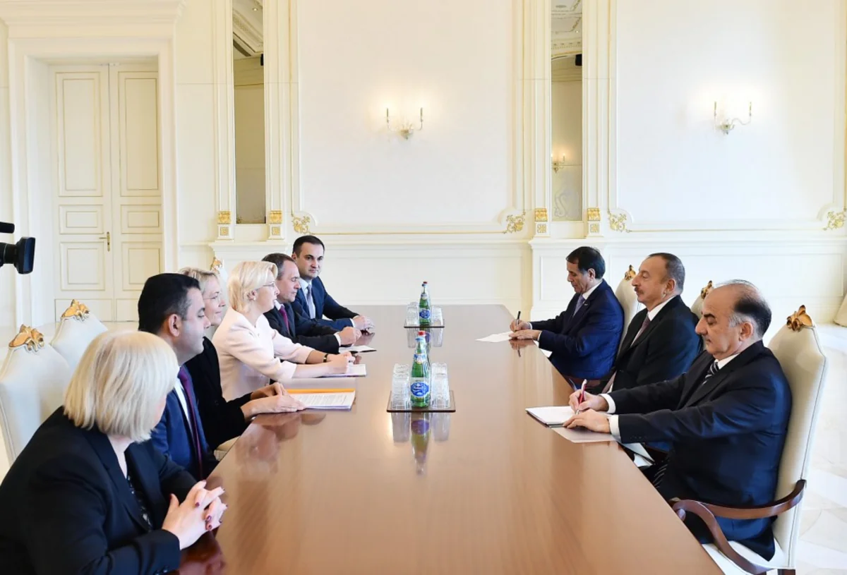 Prezident İlham Əliyev Latviya Seyminin sədrini qəbul edib - ƏLAVƏ OLUNUB