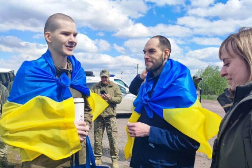 Украина вернула из российского плена 45 азовцев