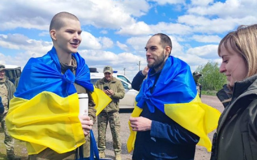 Украина вернула из российского плена 45 азовцев