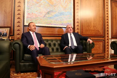 Bakıda Azərbaycan və Türkiyə XİN başçılarının görüşü olub