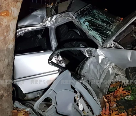 Göyçayda polislərin olduğu avtomobil qəzaya düşüb, ölən var