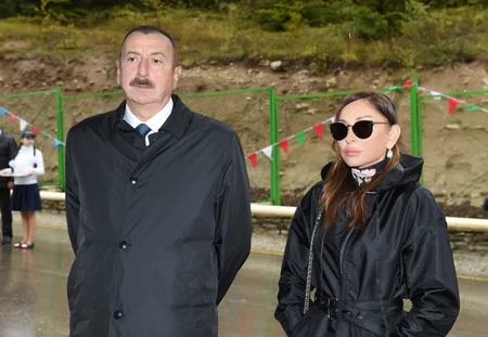 Azərbaycan Prezidenti Şamaxıda Pirqulu-Dəmirçi avtomobil yolunun açılışını edib