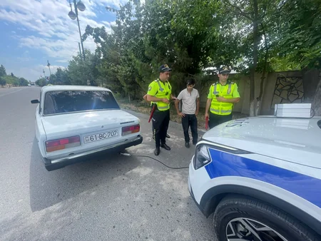 Ucarda qaydaları pozan sürücülər barəsində tədbir görülüb