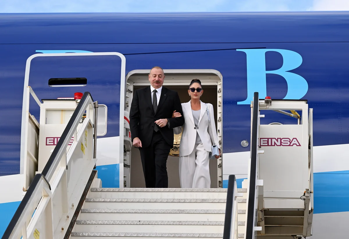 President Ilham Aliyev arrives in Milan
