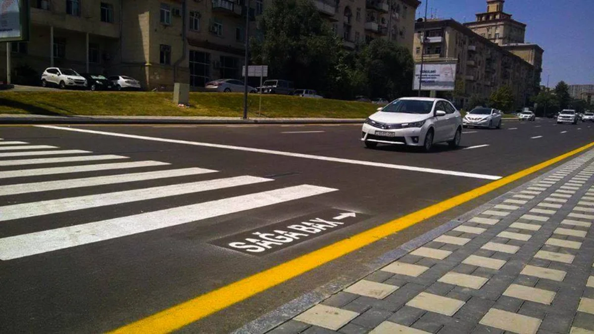 Bakıda yolüstü piyada keçidlərində xəbərdaredici məlumatlar olacaq