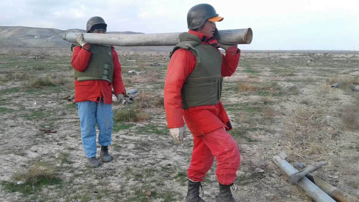 Xızıda 71 ədəd partlamamış hərbi sursat aşkar edilib