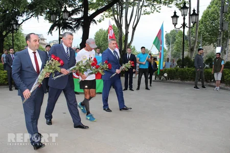 Heydər Əliyevin xatirəsinə həsr olunmuş Bakı-Tbilisi ultramarafonu başa çatıb - FOTO