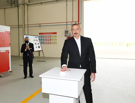 Prezident Hacıqabul Sənaye Məhəlləsinin açılışında iştirak edib - YENİLƏNİB