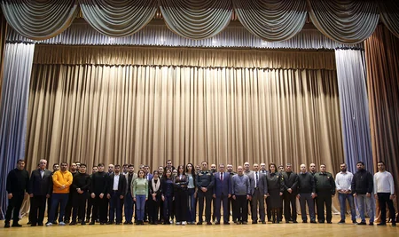 Hərbi vətənpərvərlik mövzusunda xəbər hazırlayan media nümayəndələri ilə görüş keçirilib