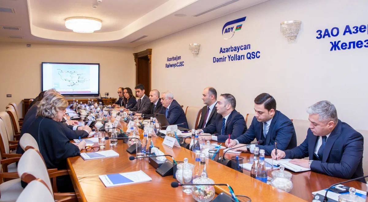 “Azərbaycan Dəmir Yolları”nda Dünya Bankının missiyası ilə müzakirələr aparılıb