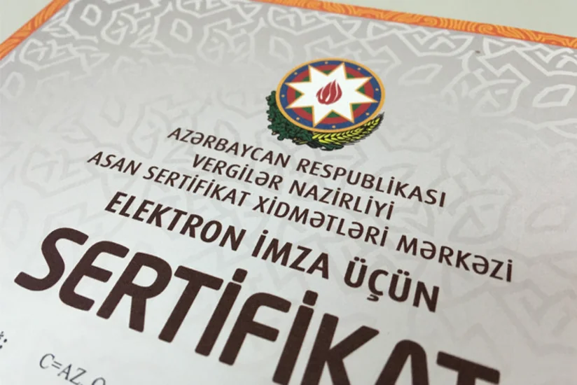 Naxçıvanda 7 ayda 6 mindən çox ASAN İmza sertifikatı verilib