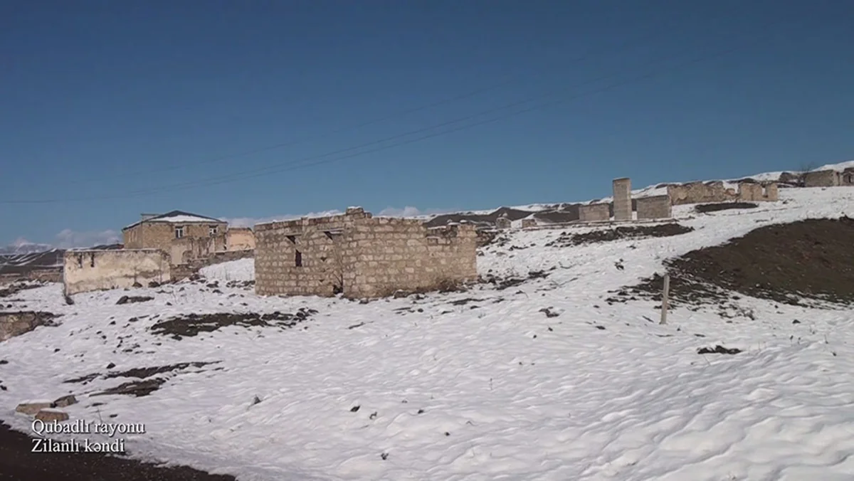 Footage from Zilanli village of Gubadli