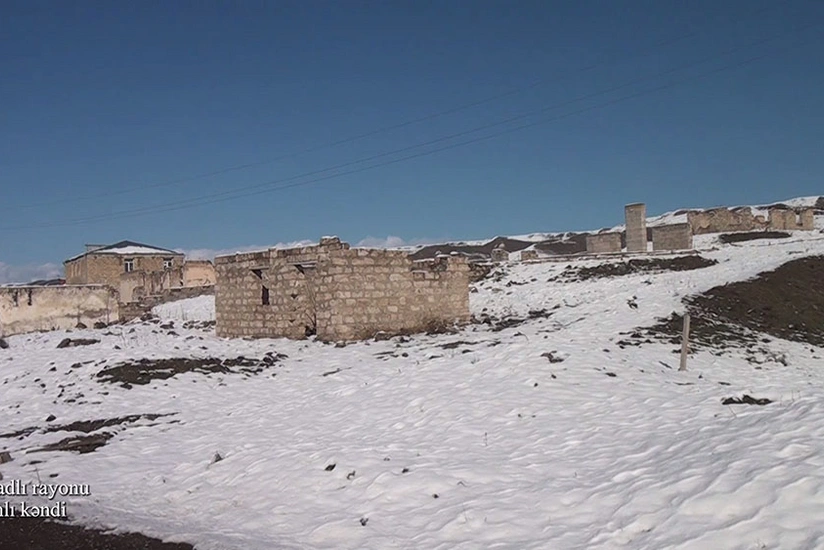 Footage from Zilanli village of Gubadli