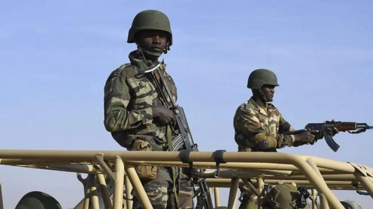 Military personnel from Burkina-Faso arrives in Niger