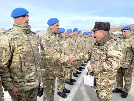 Azerbaijani Chief of General Staff inspects intensive combat training of military units