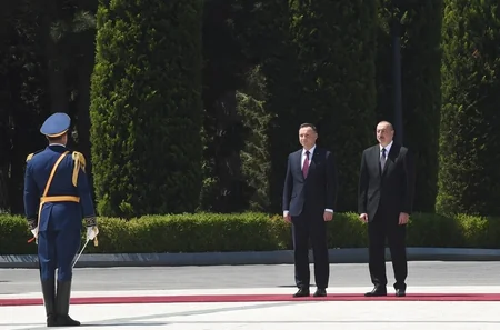 Official welcome ceremony was held for Polish President Andrzej Duda