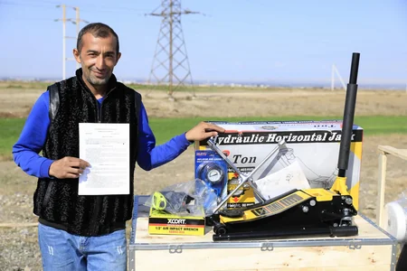 Göygöldə bir qrup Vətən müharibəsi veteranı üçün kiçik bizneslər yaradılıb