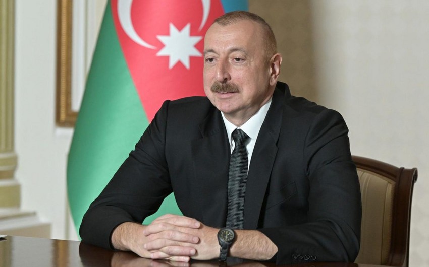 Prezident İlham Əliyevin yanında su təsərrüfatının vəziyyətinə dair videoformatda müşavirə keçirilib