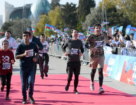 Bakıda qələbə qaçışı təşkil edilib