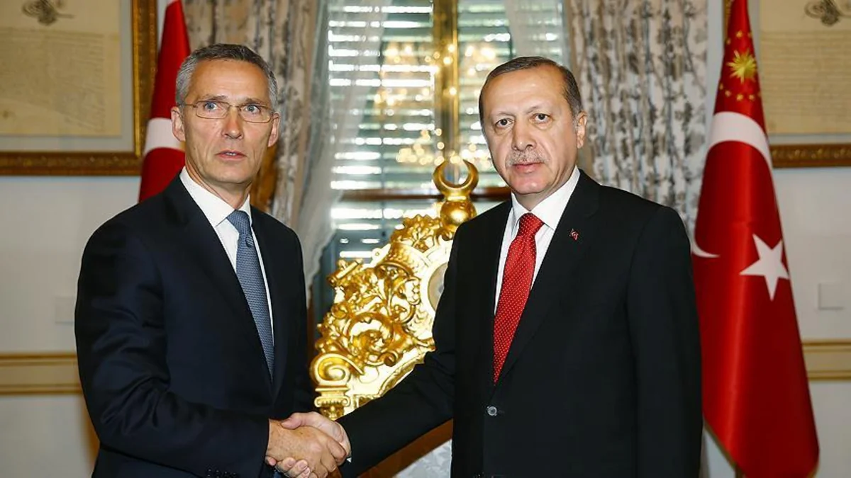 Türkiyə prezidenti NATO-nun baş katibini qəbul edib