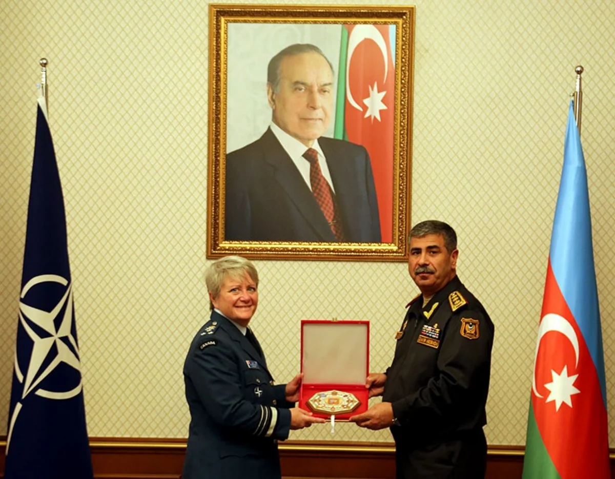 Zakir Hasanov meets with NATO Defense College Commandant