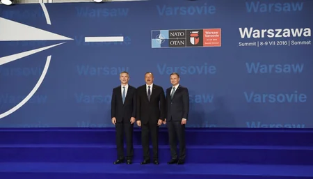 Prezident İlham Əliyev Varşavada NATO-nun Sammitinin açılış mərasimində iştirak edib