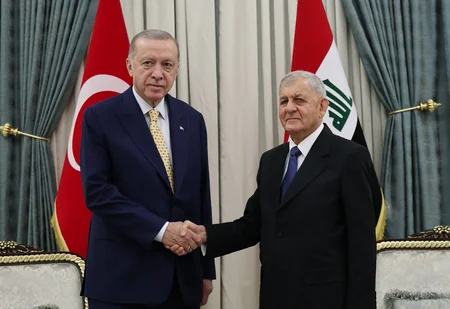 Erdogan meets with President of Iraq