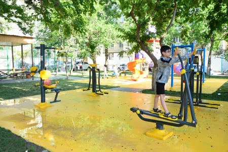 Xətai rayonunda daha bir abad həyət sakinlərin istifadəsinə verildi