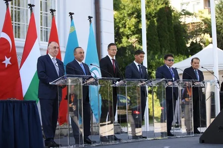 Глава МИД Азербайджана принял участие на открытии  представительства Тюркского совета в Венгрии - ВИДЕО