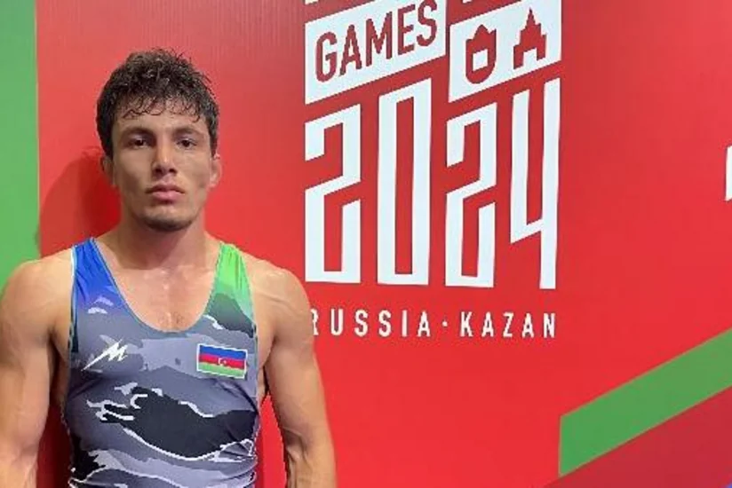 Azərbaycanın sərbəst güləşçisi BRICS Sports Games Kazan 2024də bürünc medal qazanıb