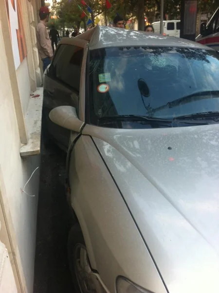 ​Bakıda yol qəzası baş verib, xəsarət alan var - FOTO