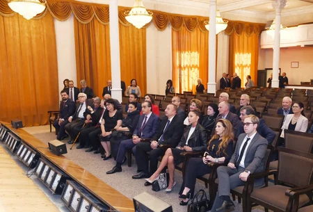 President attended opening of a monument to world-famous singer Rashid Behbudov - UPDATED