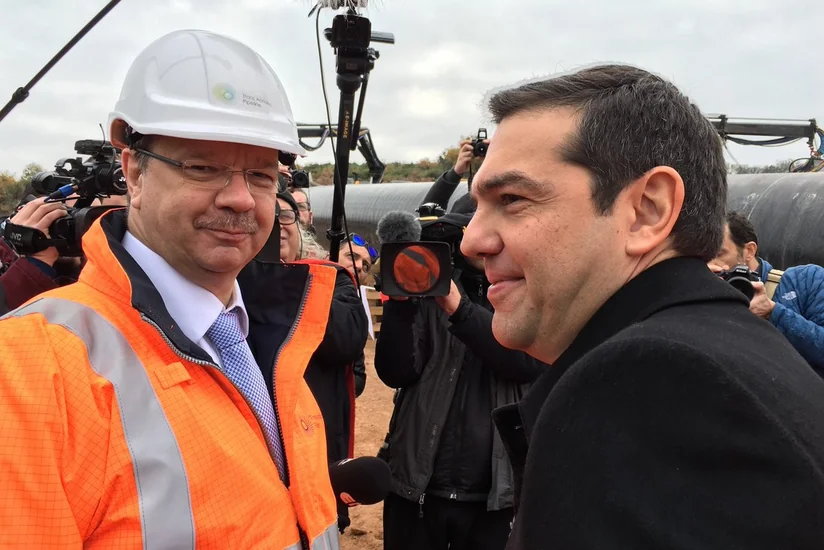 Yunanıstanın baş naziri TAP-ın tikinti sahəsinə baş çəkib