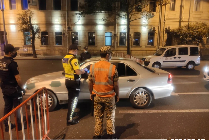 На постах полиции в Баку ведутся строгие проверки - РЕПОРТАЖ