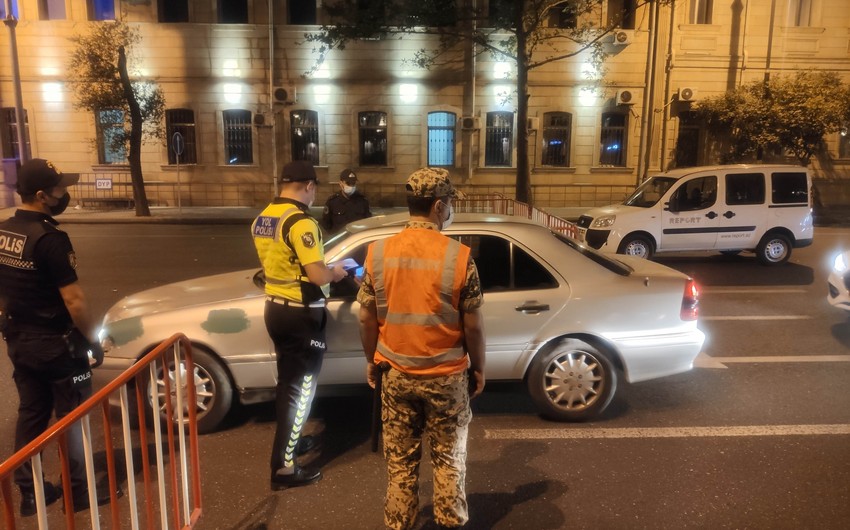 Bakıda polis postlarında ciddi yoxlamalar aparılır - VİDEOREPORTAJ