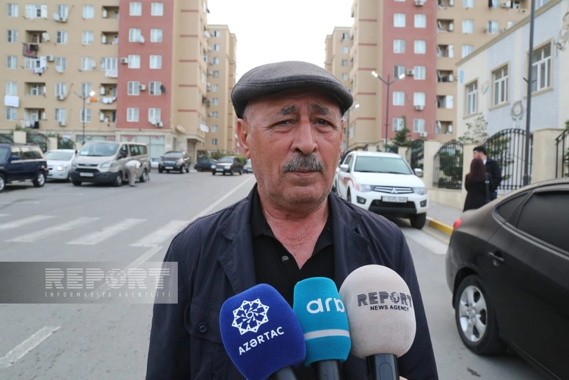 Füzuli sakini: Bizə bu günü yaşadan Ali Baş komandana təşəkkür edirəm