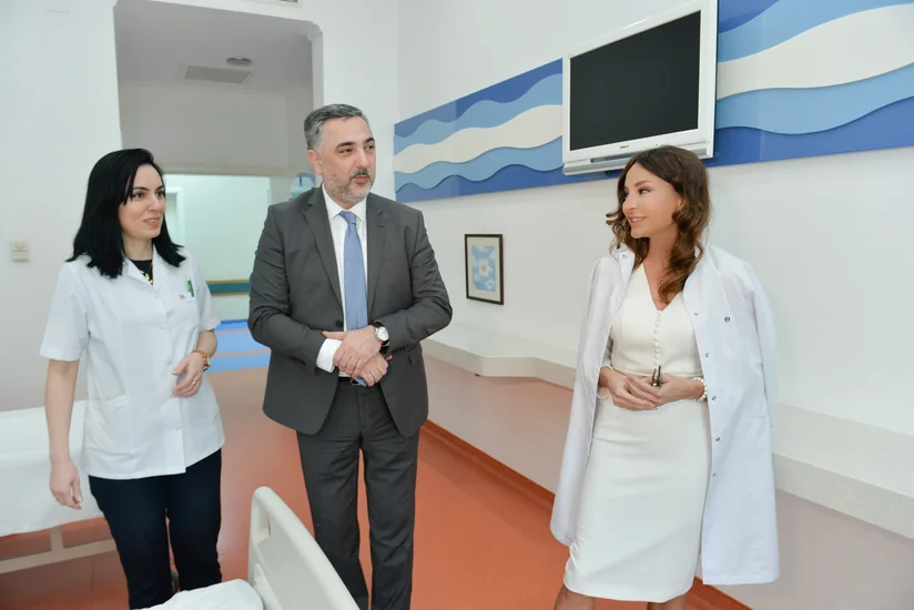 Birinci vitse-prezident Mehriban Əliyeva Talassemiya Mərkəzində olub