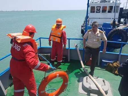 Xəzər Dəniz Neft Donanmasının yüksək hazırlıqlı mülki müdafiə dəniz kəşfiyyatı manqalarının məşqi keçirilib