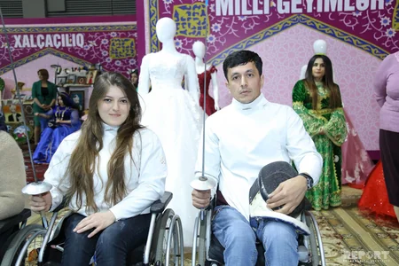 Sağlamlıq imkanları məhdud uşaq və gənclərin əl işlərindən ibarət sərgi və konsert proqramı təşkil olunub