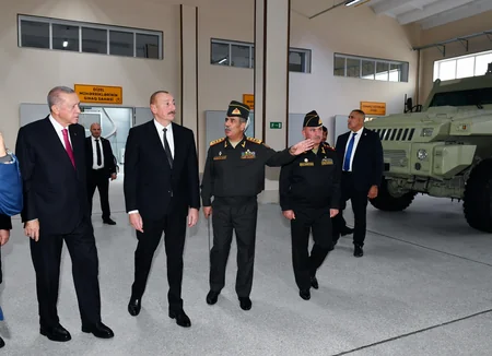 Turkish, Azerbaijani Presidents attend inauguration of Nakhchivan Restoration and Production Complex