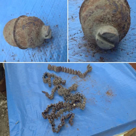 Bakıda doqquzmərtəbəli binadan qumbara çıxdı - FOTO