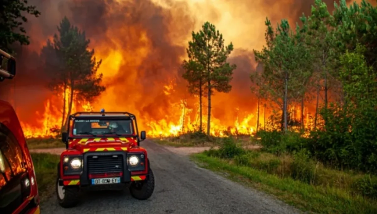 100 more people evacuated in southern France due to forest fires