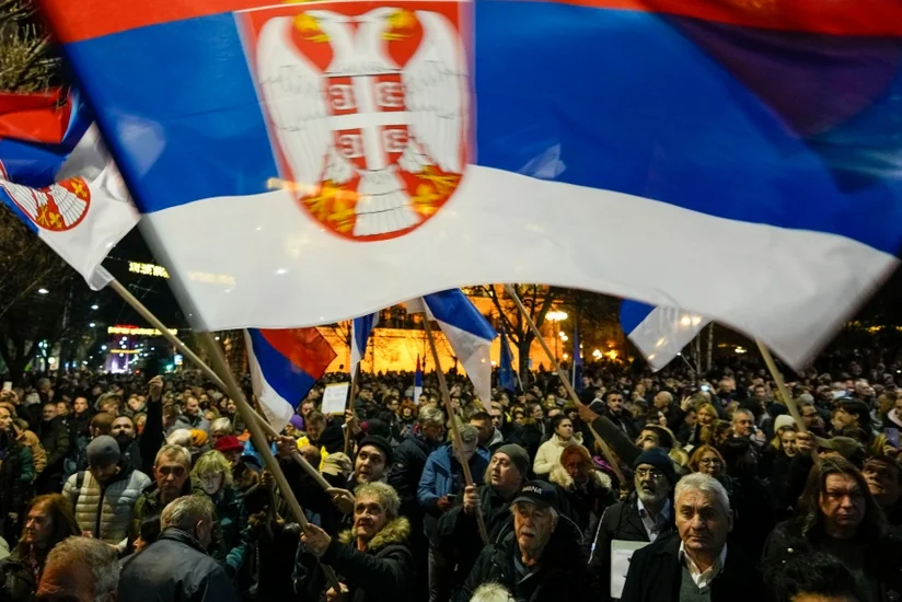 Президент Сербии назвал число арестованных участников акции протеста