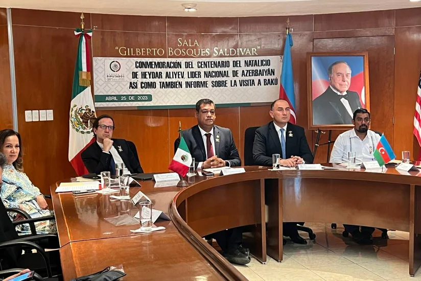 Meksika parlamentində Heydər Əliyevin 100 illik yubileyinə həsr olunan konfrans keçirilib