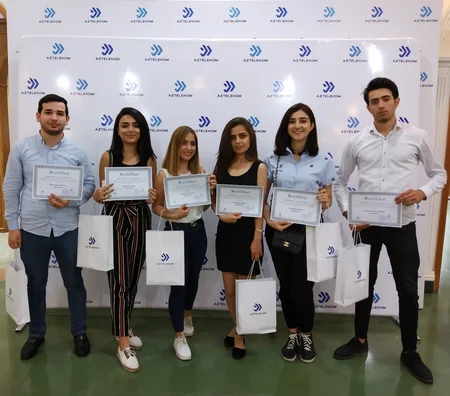 “Aztelekom”da uğurla təcrübə keçən tələbələrə iş təklif olunub